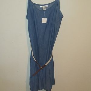 Nwt motherhood denim maternity dress